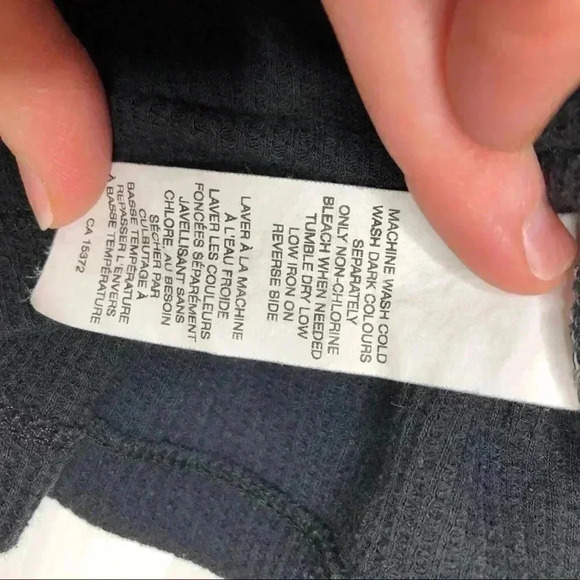 Joe Fresh Black Long Sleeved Thermal Shirt Size XS - Picture 8 of 16